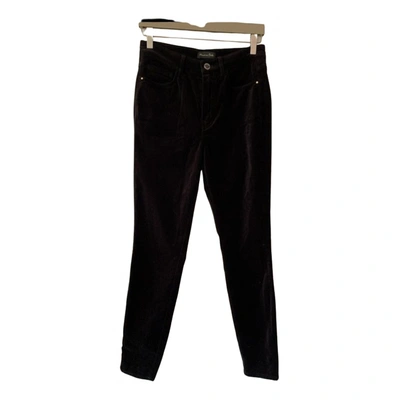 Pre-owned Massimo Dutti Slim Jeans In Black