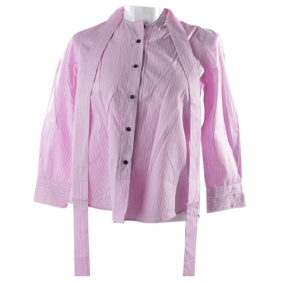 Pre-owned Lis Lareida Blouse In Pink