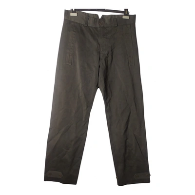 Pre-owned Y's Trousers In Khaki