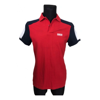 Pre-owned Barbour Polo Shirt In Red