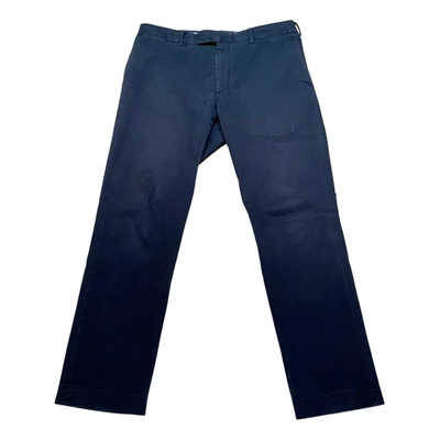 Pre-owned Polo Ralph Lauren Trousers In Navy