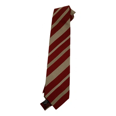 Pre-owned Giorgio Armani Silk Tie In Multicolour
