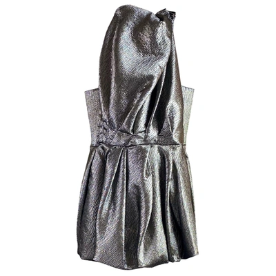 Pre-owned Maticevski Mini Dress In Metallic