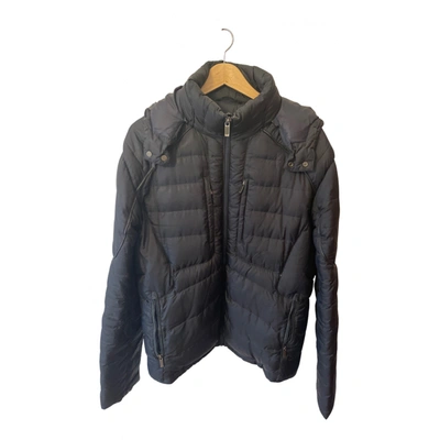 Pre-owned Zegna Puffer In Blue