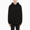 Prada Black Cotton Blend Sweatshirt In Black