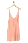Elan Cover-up Slip Dress In Melon