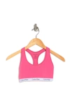 Calvin Klein Carousel Racerback Bralette In Lipgloss
