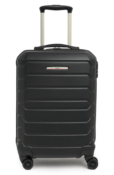 Titanio Tucci Abruzzi 20" Hardside Spinner Suitcase In Black