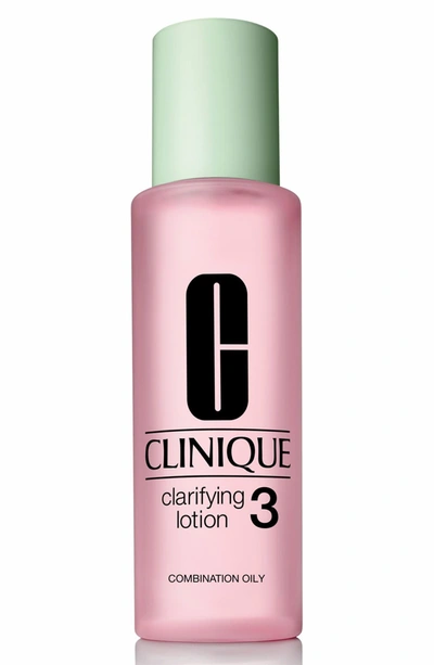 Clinique Clarifying Lotion Face Toner In 3 Combination Oily