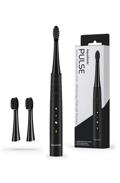 Pür Pulse Ultra Whitening Electric Toothbrush In Midnight Black