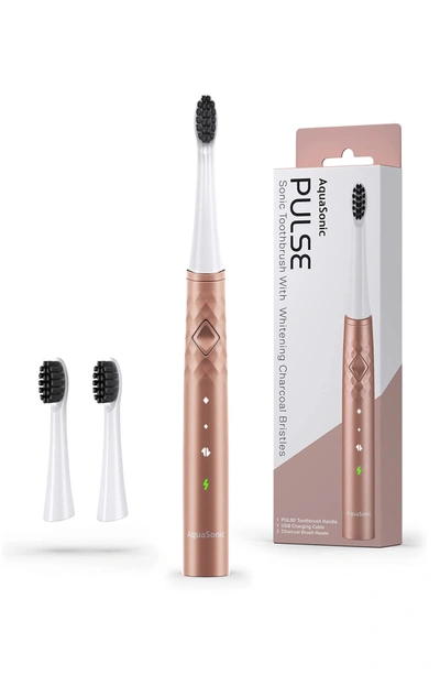 Pür Pulse Ultra Whitening Electric Toothbrush In Satin Rose Gold
