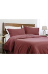 Southshore Fine Linens Luxury Essentials Duvet Cover Set In Marsala