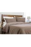 Southshore Fine Linens Luxury Essentials Duvet Cover Set In Dark Taupe