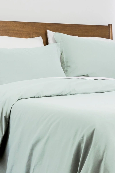Southshore Fine Linens Luxury Essentials Duvet Cover Set In Hint Of Green
