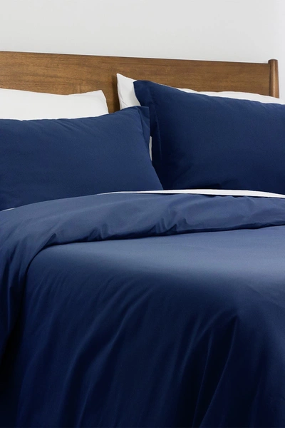 Southshore Fine Linens Luxury Essentials Duvet Cover Set In Navy Blue