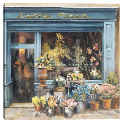 Masterpiece L'artisan Fleuriste Light By Marilyn Hageman Wrapped Canvas Art Print | 35" X 35" | Lord & Taylor In Multicolor