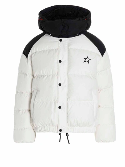 Perfect Moment Performance Ski Colourblock Puffer Jacket In White