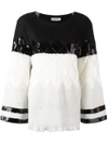 AVIU AVIÙ EMBELLISHED JUMPER - BLACK,CIP638009W2N11705078