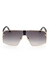 Tom Ford Men's Reno Gradient Shield Sunglasses In Gold