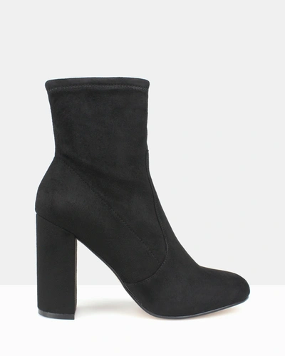 Betts Ginger Sock Boots In Black