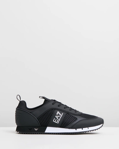 Ea7 Polyamide Men's Sneaker In Black