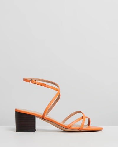 Spurr Lupton Heels In Tangerine