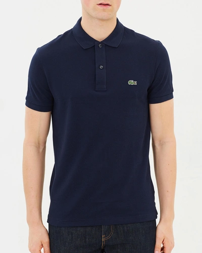 Lacoste Slim Fit Core Polo In Blue