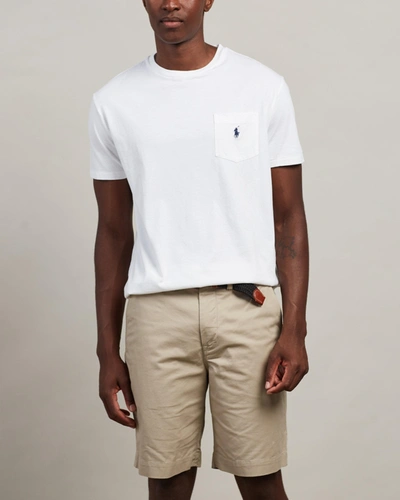 Polo Ralph Lauren Classic Fit Crew Neck Tee In White
