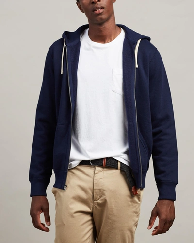 Polo Ralph Lauren Classic Fleece Full Zip Hoodie In Cruise Navy