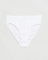 Hanro Cotton Seamless Midi Briefs In White