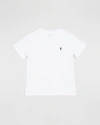 Polo Ralph Lauren Kids' Cotton Jersey Crewneck Tee In White