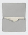 Graphic Image Magnetic Card Case In Grey