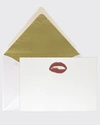 Bell'invito Pucker Lips Stationery Set, Box Of 12