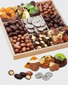 CHOCOLATE COVERED COMPANY SPECTACULAR BELGIAN CHOCOLATE COVERED DRIED FRUIT AND NUT GIFT TRAY