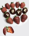 Chocolate Covered Company Love Belgian Chocolate Covered Berry Gram