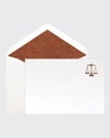Bell'invito Justice Scales Stationery - Boxed Set Of 12
