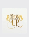 Bell'invito Bottoms Up Coasters - Set Of 18
