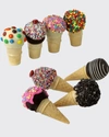 CHOCOLATE COVERED COMPANY BELGIAN CHOCOLATE ICE CREAM CONE CAKE POPS