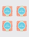 Sugarfina But First, Rose (roses), Small Cube - Set Of 4