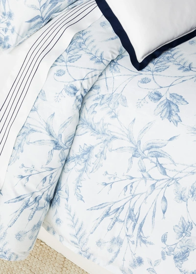 Ralph Lauren Genevieve Floral King Comforter In Blue