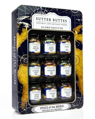 Sutter Buttes Natural And Artisan Foods Globetrotter Spice Tin
