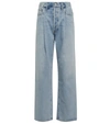 Agolde High-rise Tapered Jeans In Sideline
