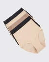 Chantelle 5-pack Soft-stretch Full Bikini Briefs