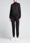 Fendi 2-piece Logo Taped Jogger Pants Set In Black