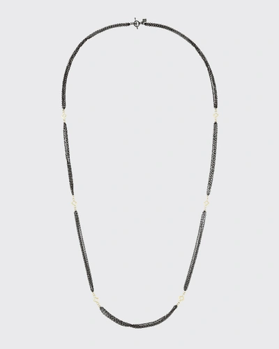 Armenta Old World Three-strand Cable Chain Necklace