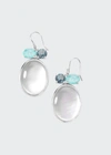 Ippolita Rock Candy Luce 3-stone Drop Earrings In Cascata