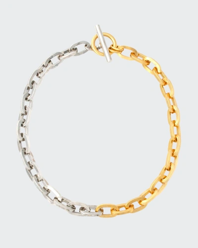 Ben-amun Two-tone Link Necklace, 18"l