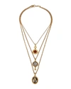 Ben-amun Triple-layered Charm Necklace