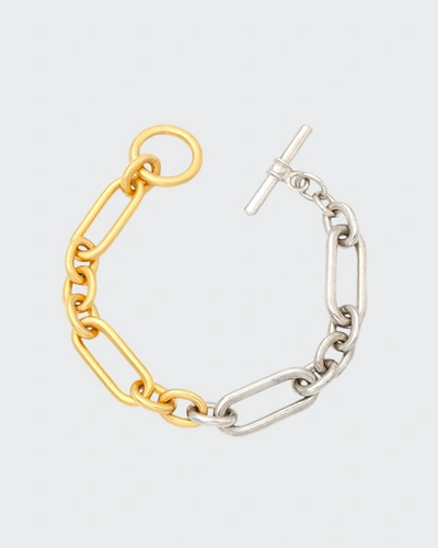 Ben-amun Two-tone Link Bracelet, 7"l