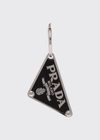 Prada Symbole Logo Sterling Silver Single Earring